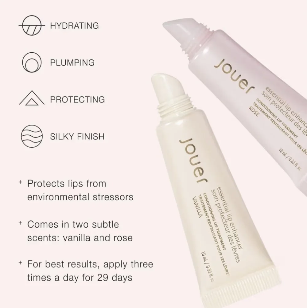 NIB JOUER Essential Lip Enhancer Conditioning Lip Treatment 10ml / .33oz